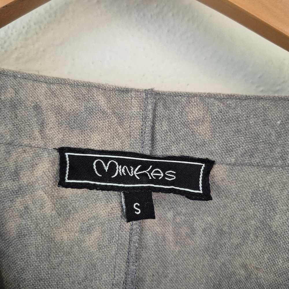 100% Cotton Floral Jacket With Embroidery By Minkas Womens Small - Picture 4 of 8